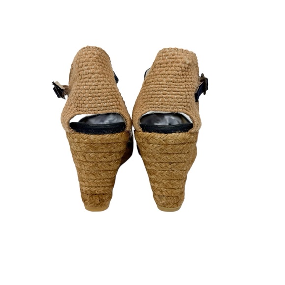 Viscata Barcelona Satuna Limited Edition Canvas Espadrille Wedges Size 9 / 40 - Picture 6 of 16